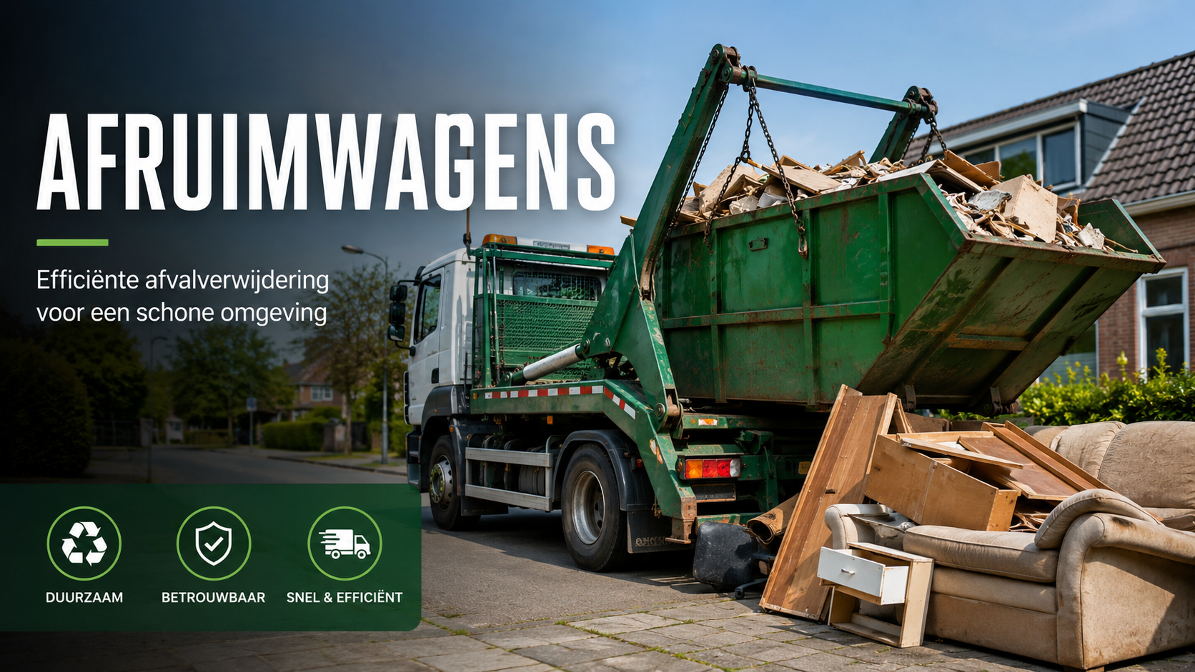 Afruimwagens: The Essential Vehicles for Efficient Waste Removal and Clean-Up